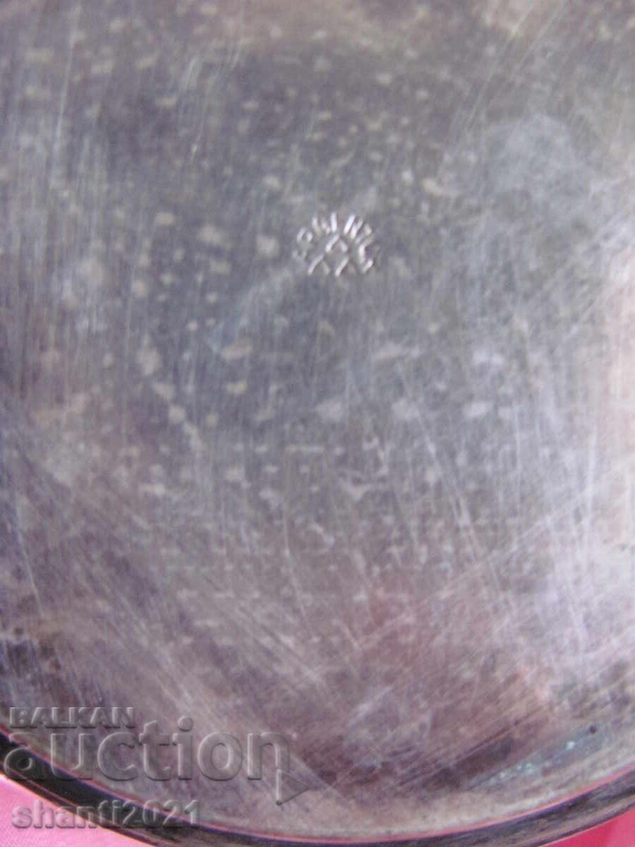 Αρ ντεκό επάργυρο μπολ, μπομπονιέρα, με σήμανση - 7