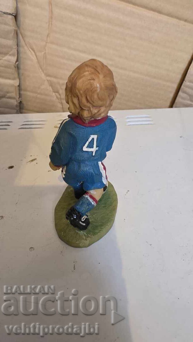 Football player mockup with price 15.00 BGN | € 7.67