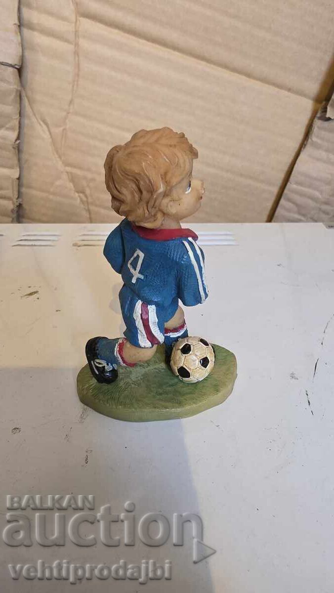 Delivery of Football player mockup