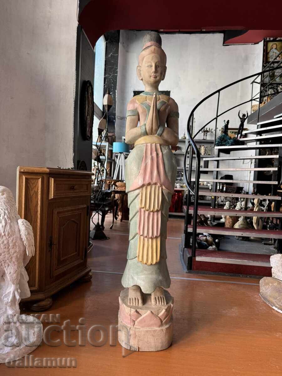 Auction Thai woman figurine Auction Thai woman figurine
