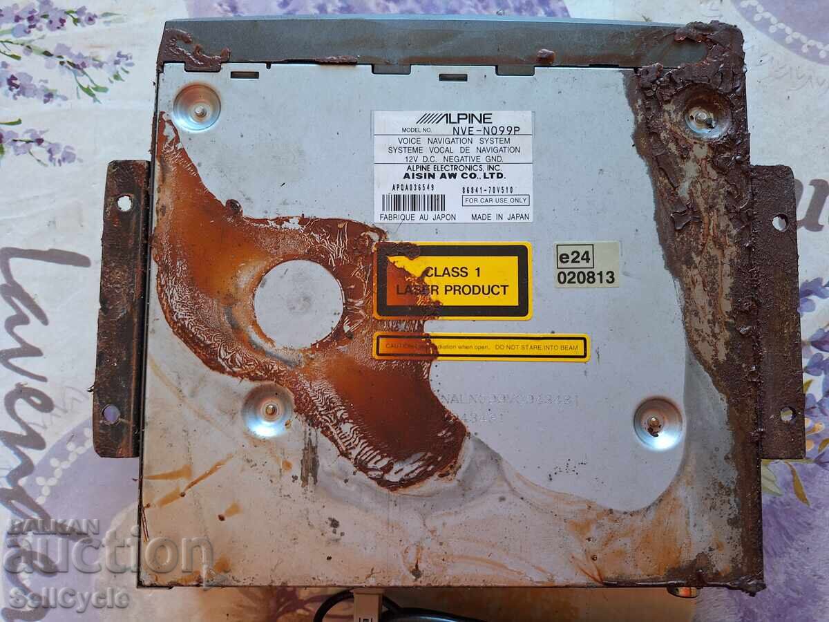 ✅ CAR AUDIO SYSTEM DVD ALPINE NVE-NO99P❗ with price 30.00 BGN | € 15.34 ✅ CAR AUDIO SYSTEM DVD ALPINE NVE-NO99P❗ with price 30.00 BGN | € 15.34