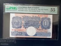 1 liră sterlină Marea Britanie PMG 55