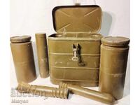 Military decontamination kit for machine gun and mortar PM-DK