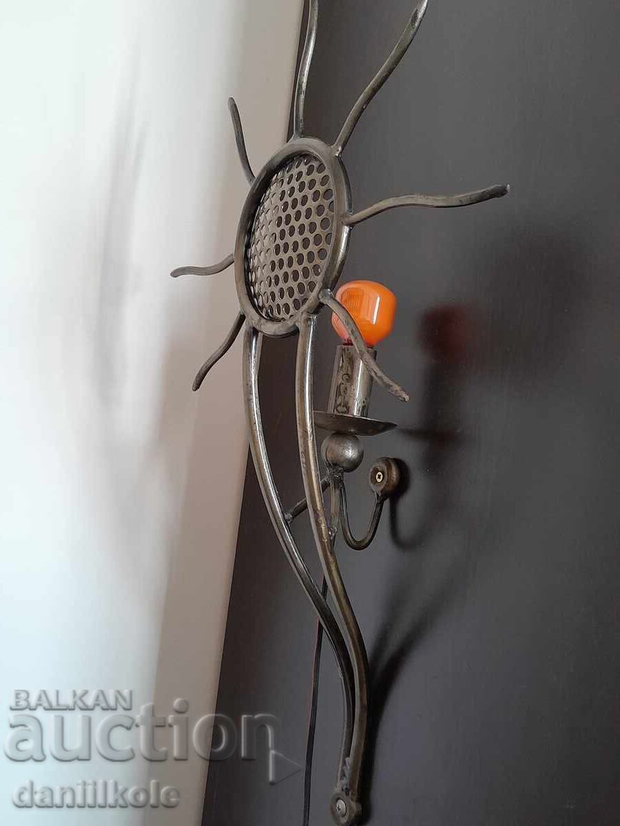 *$*Y*$* UNIQUE FORGED AND OXIDIZED LAMP - SUN *$*Y*$* - 6 *$*Y*$* UNIQUE FORGED AND OXIDIZED LAMP - SUN *$*Y*$* - 6