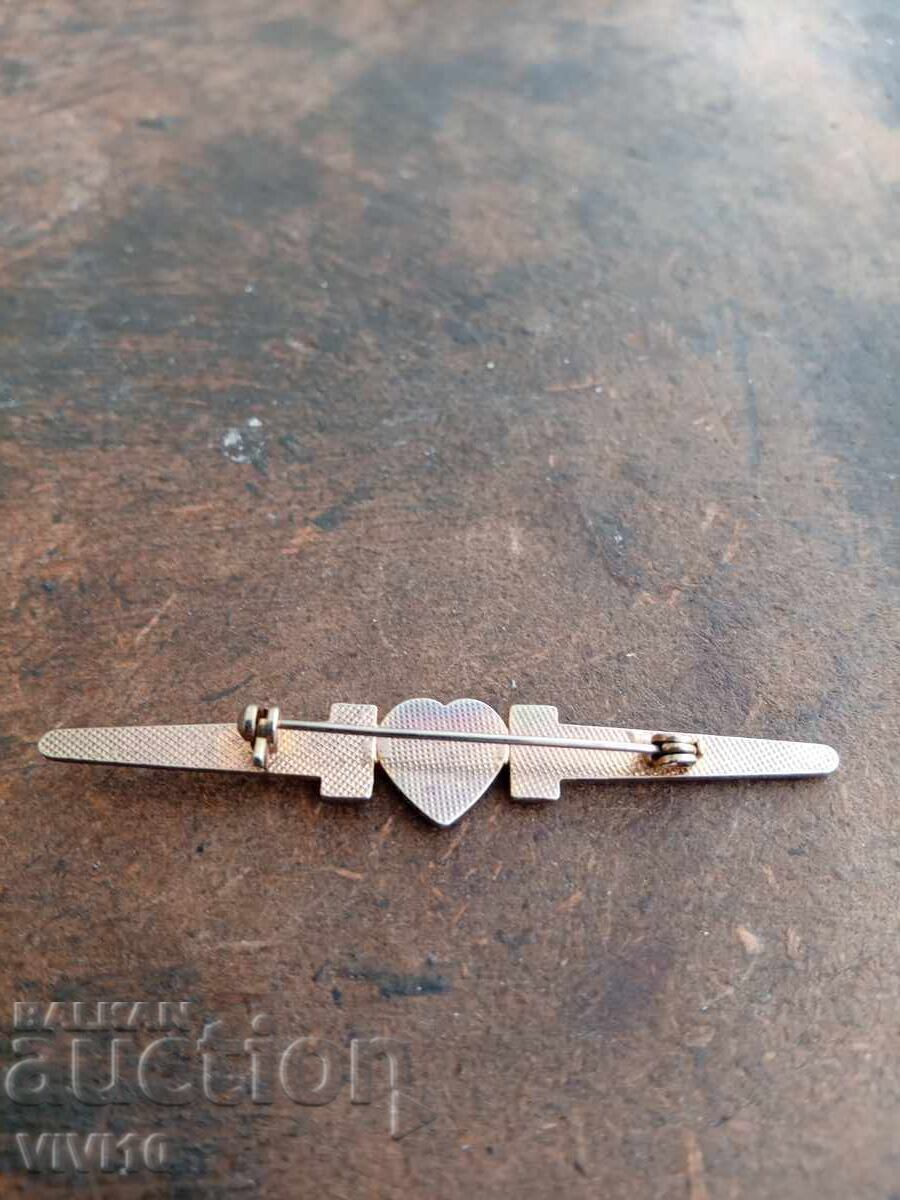 Licitație Broșă veche email