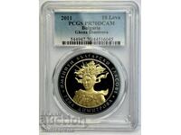 10 ЛЕВА 2011 PCGS PR 70 DCAM-ГЕНА ДИМИТРОВА