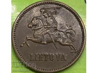 Lithuania 1936 5 centai UNC bronze - RARE!!!