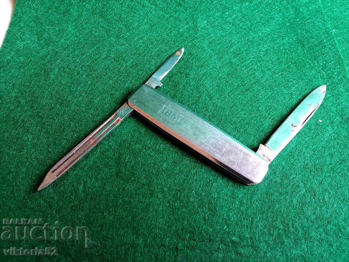 Auction Vintage German pocket knife with match striker and nail file Auction Vintage German pocket knife with match striker and nail file