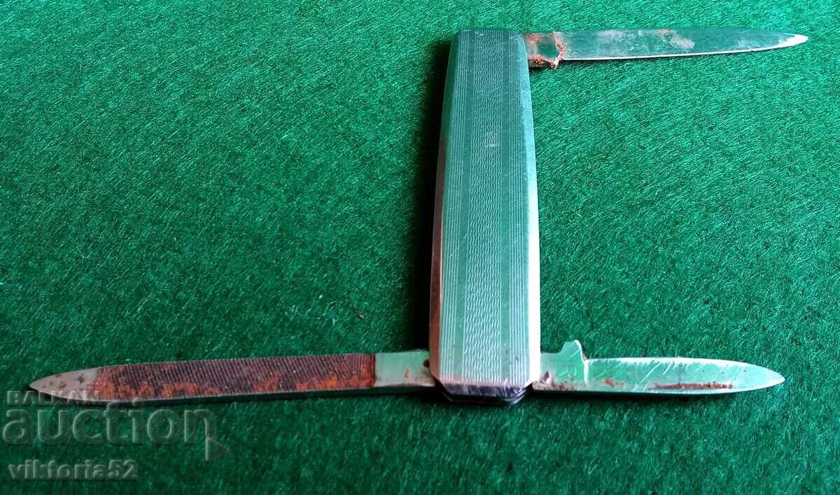 Vintage German pocket knife with match striker and nail file - 6 Vintage German pocket knife with match striker and nail file - 6