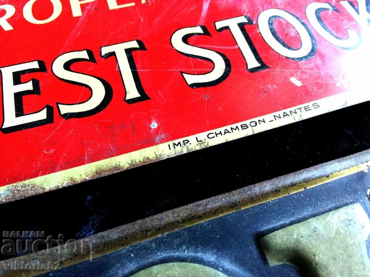 Auction  Lot of Vintage Metal Signs from 1920