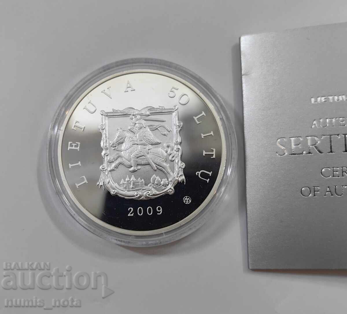 Livrarea 50 litas 2009 Lituania - UNC