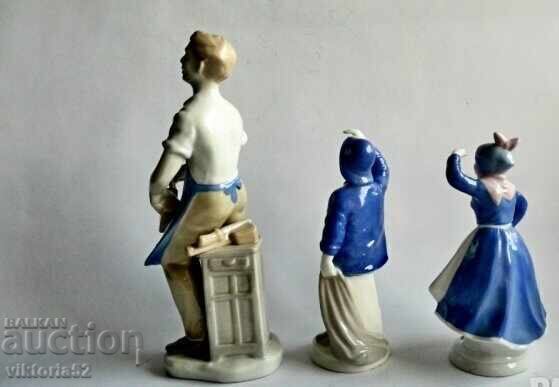 Auction Old porcelain figurines for decoration Auction Old porcelain figurines for decoration