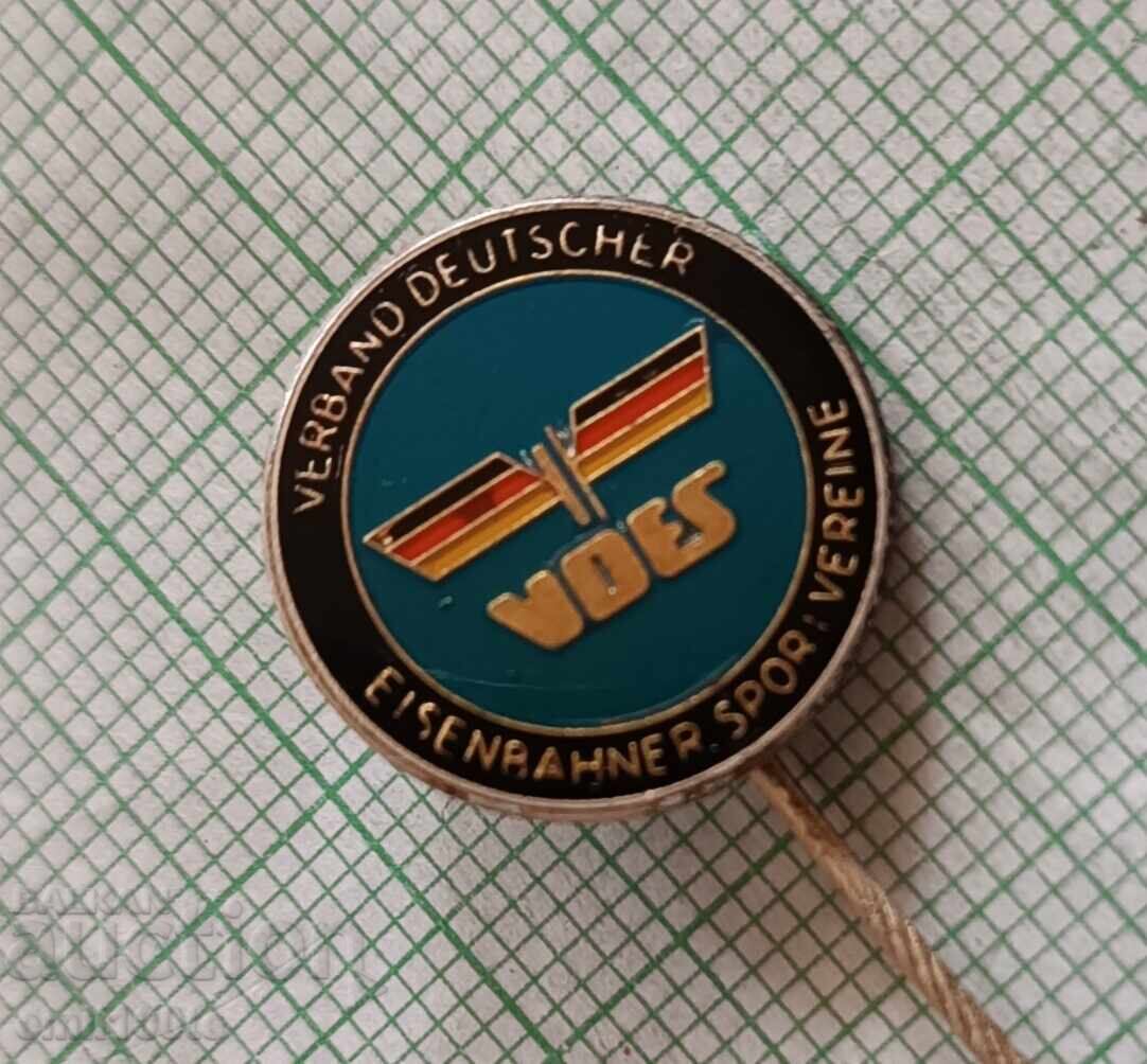 Auction Badge - VDES Union of Railway Sports Clubs Germany Auction Badge - VDES Union of Railway Sports Clubs Germany