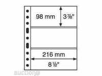 Foi pentru bancnote/carduri GRANDE (DIN A4) - 5 buc/pachet (899)