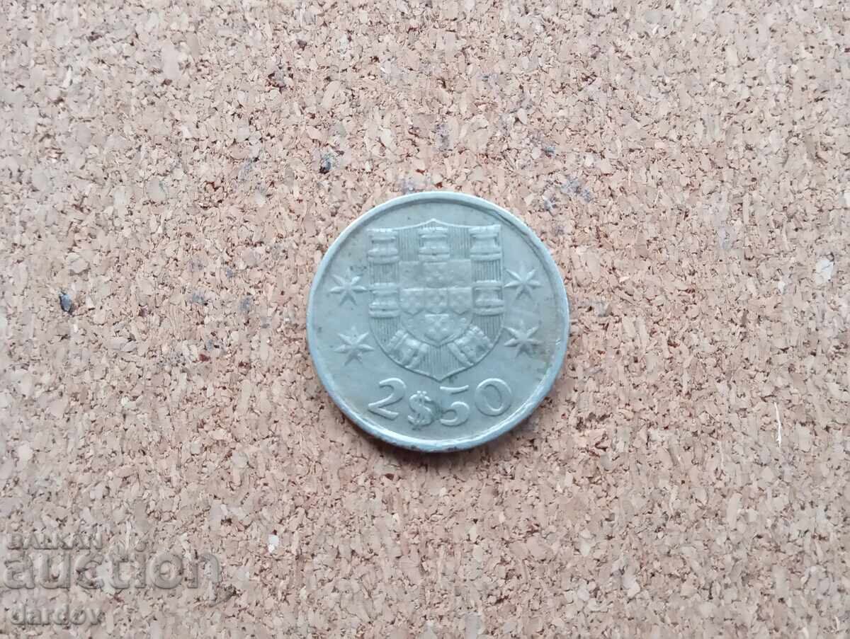 Πορτογαλία 2.5 εσκούδο 1977 έτος Πορτογαλία 2.5 εσκούδο 1977 έτος