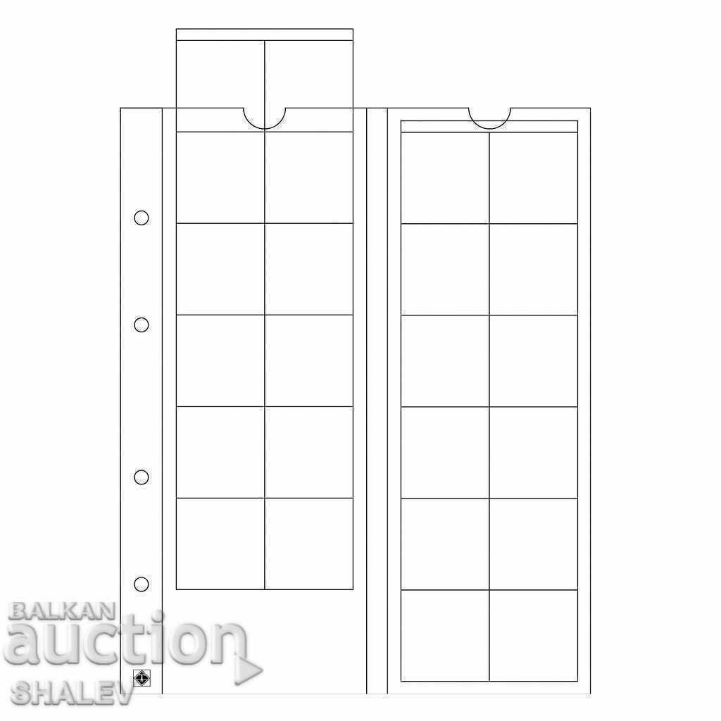 OPTIMA coin sheets with different diameters - 5 pcs/pack (999) - 6 OPTIMA coin sheets with different diameters - 5 pcs/pack (999) - 6