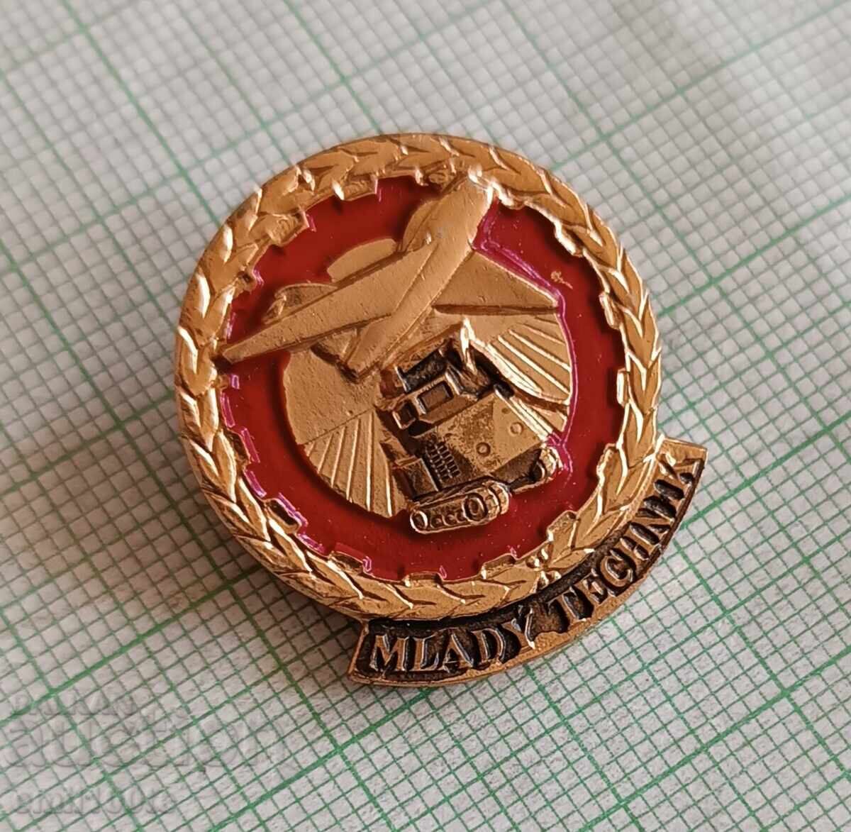 Badge - Junior Technician Czechoslovakia with price 2.00 BGN | € 1.02 Badge - Junior Technician Czechoslovakia with price 2.00 BGN | € 1.02