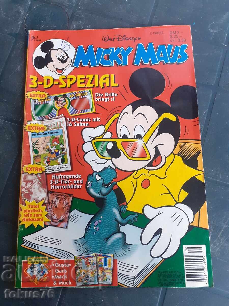 Comic Book - Micky Maus Walt Disney No. 2 - 2.1.1997 Germany Comic Book - Micky Maus Walt Disney No. 2 - 2.1.1997 Germany