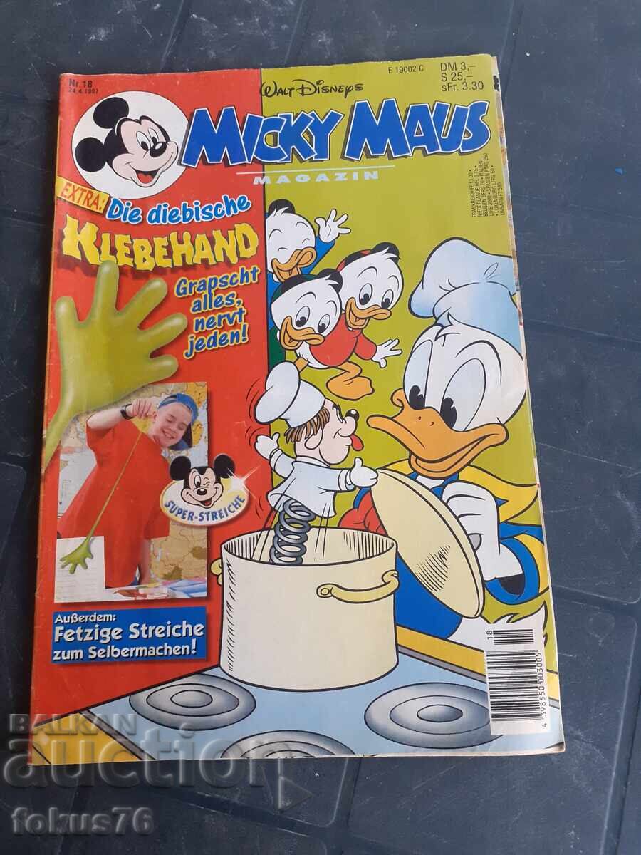 Comic - Mickey Mouse Walt Disney N34 - 24.4.1997 Germany Comic - Mickey Mouse Walt Disney N34 - 24.4.1997 Germany