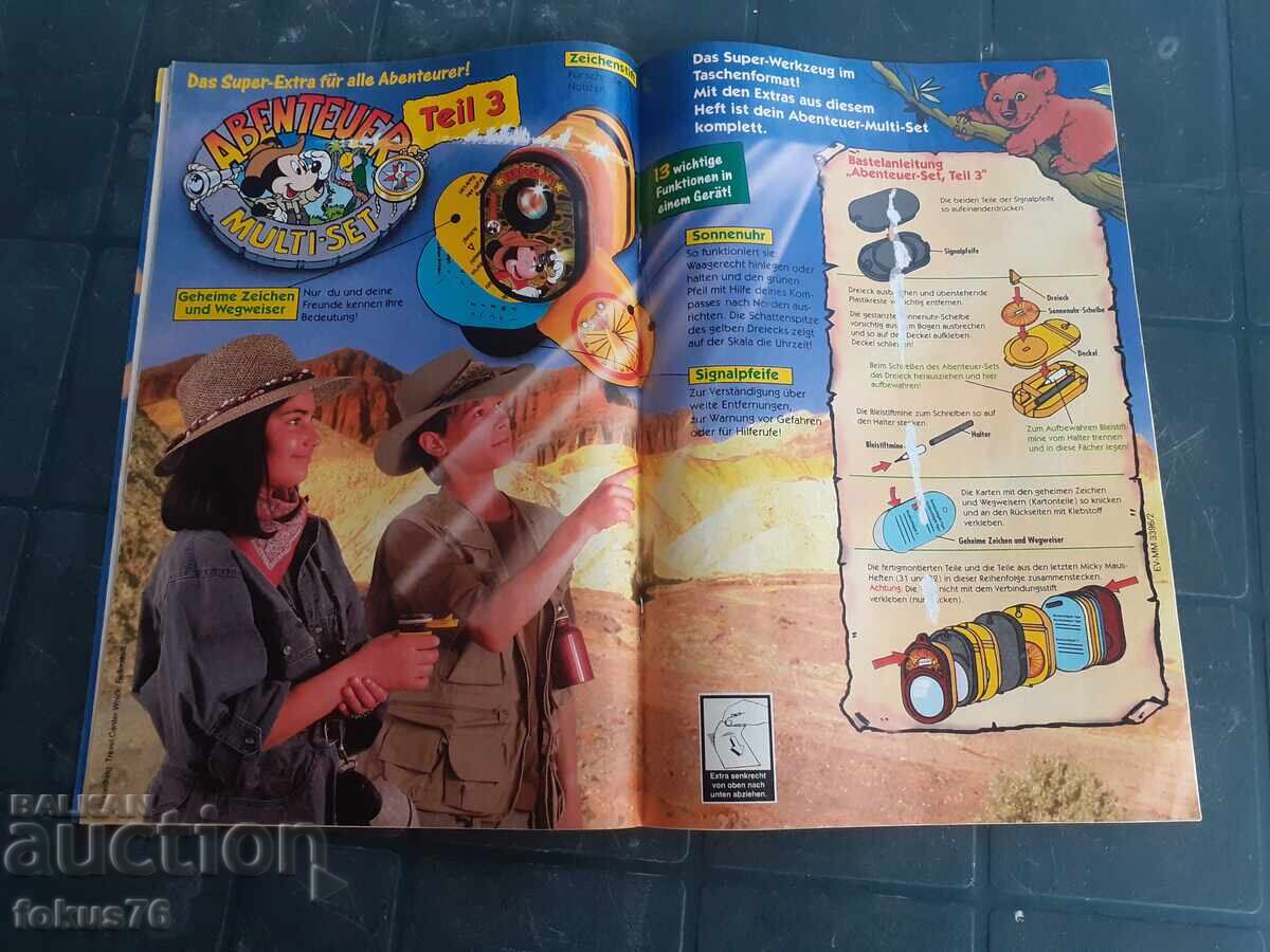 Delivery of Comic - Mickey Mouse Walt Disney N33 - 8.8.1996 Germany Delivery of Comic - Mickey Mouse Walt Disney N33 - 8.8.1996 Germany