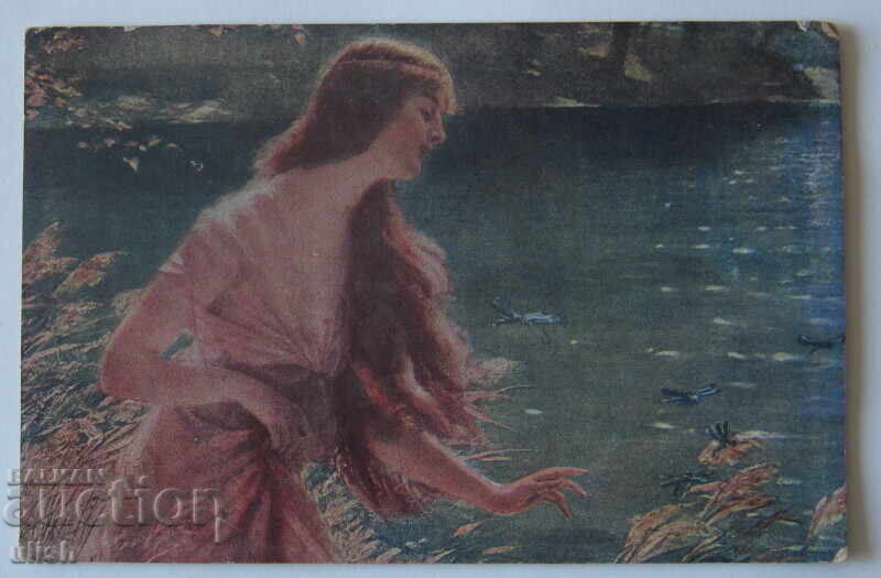 1918 Old Postcard Censorship Commission PK