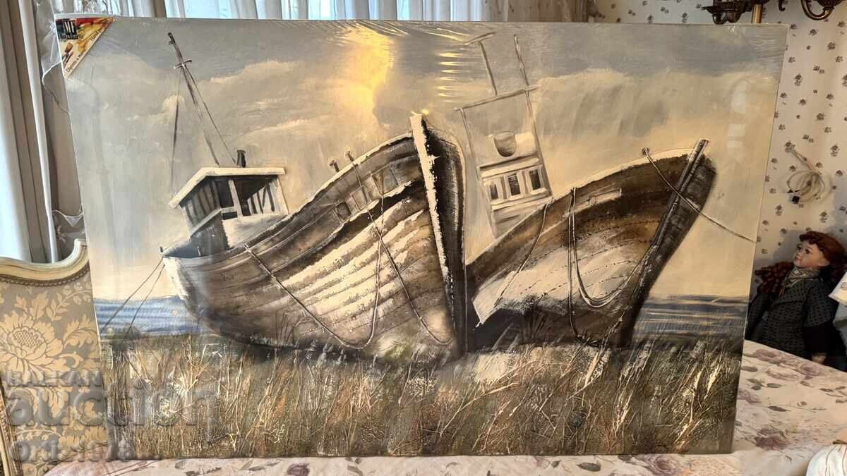 120cm/80cm Large Italian 3D painting – oil on canvas with price 195.00 BGN | € 99.70 120cm/80cm Large Italian 3D painting – oil on canvas with price 195.00 BGN | € 99.70