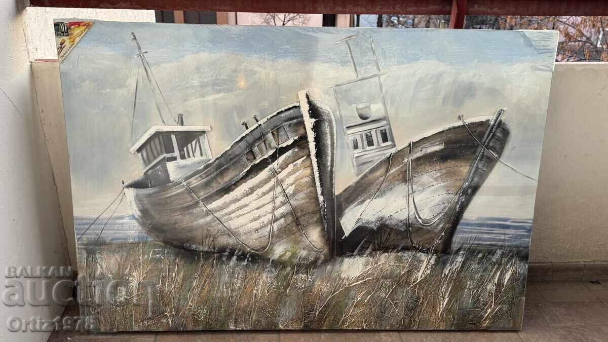 120cm/80cm Large Italian 3D painting – oil on canvas 120cm/80cm Large Italian 3D painting – oil on canvas