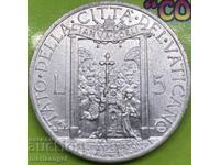 5 lire 1950 Vatican Pius al XII-lea - destul de rară