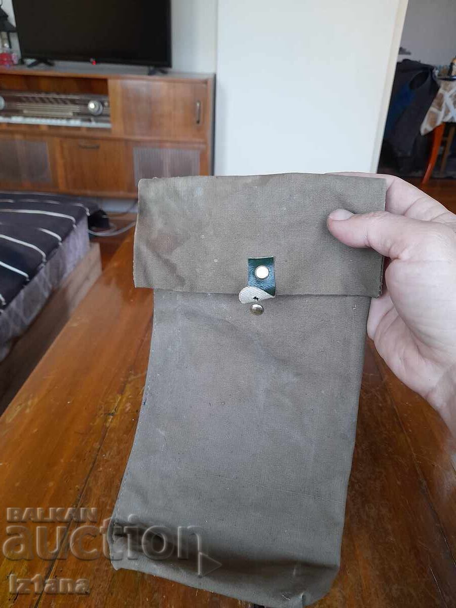 Auction Old canvas military bag, bag, cover Auction Old canvas military bag, bag, cover