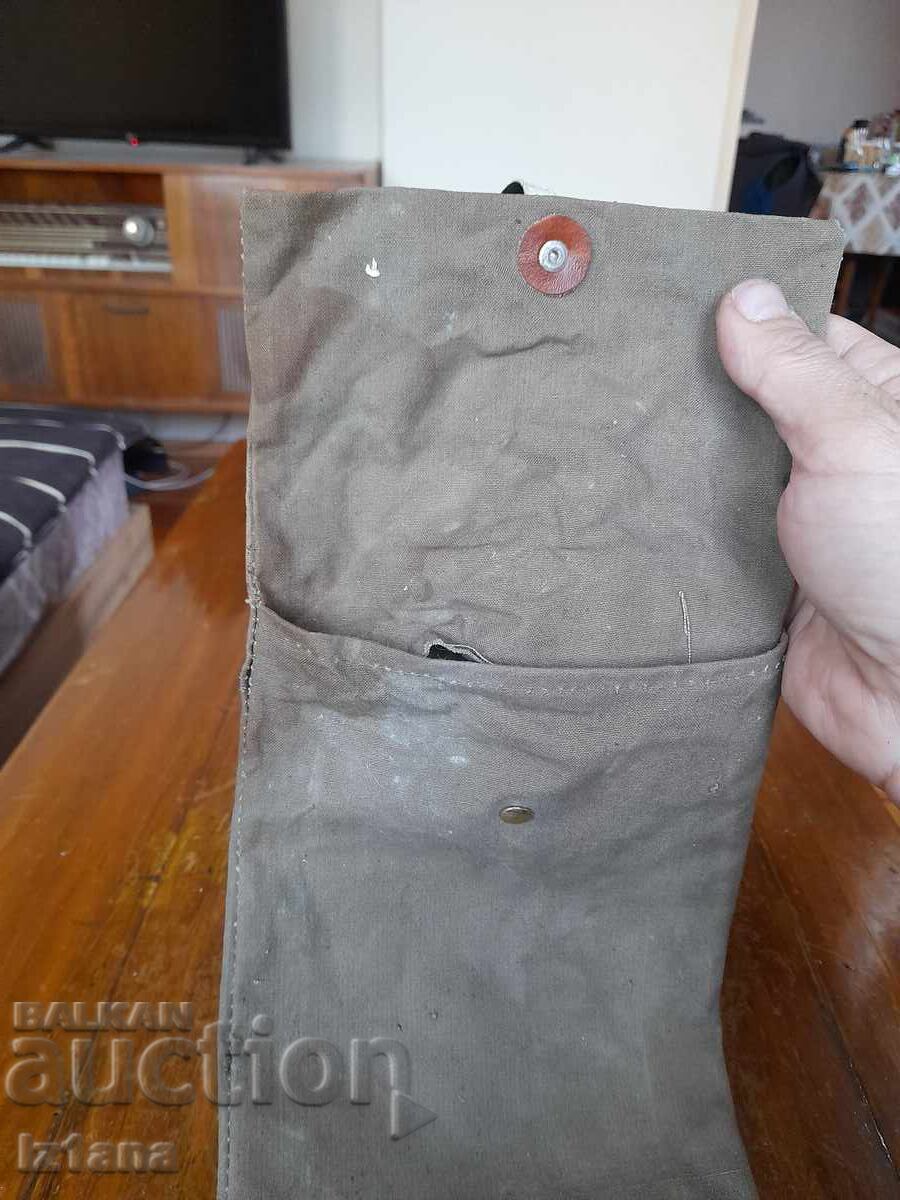 Delivery of Old canvas military bag, bag, cover Delivery of Old canvas military bag, bag, cover