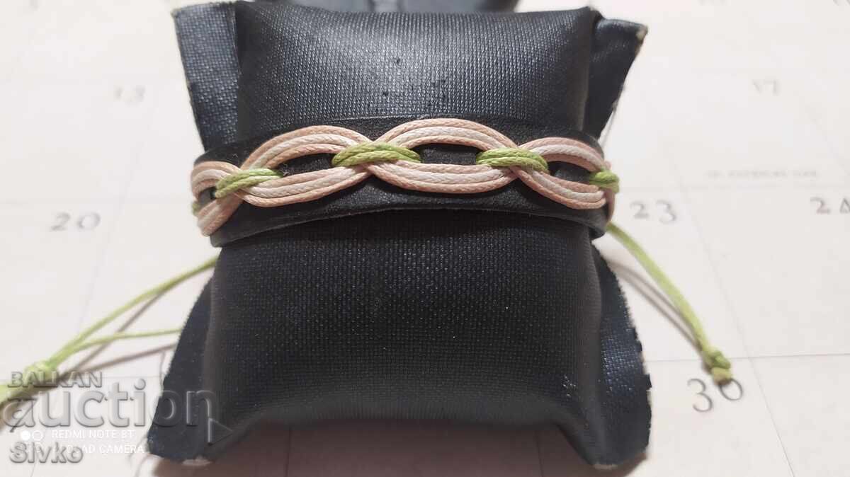 Brățară piele împletită