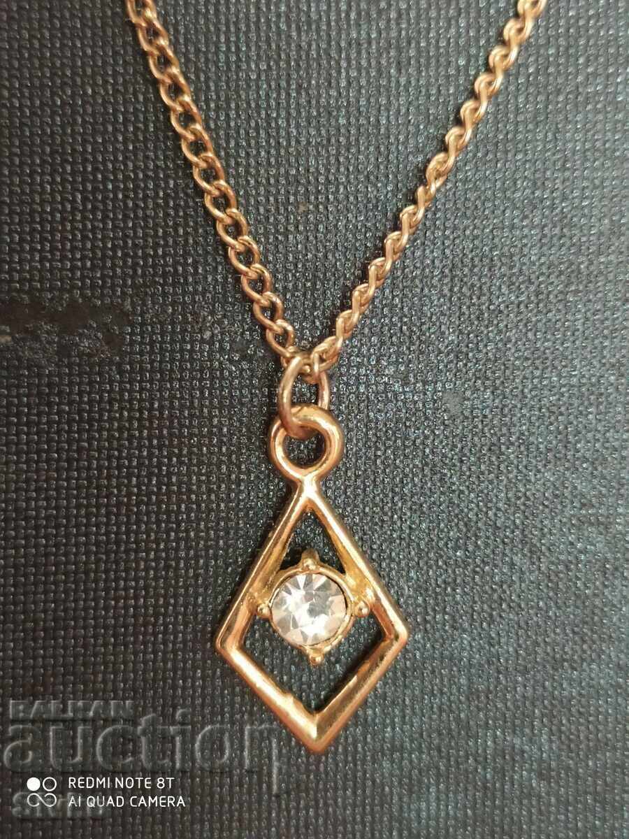 Necklace new gold-plated zircon 8 Necklace new gold-plated zircon 8