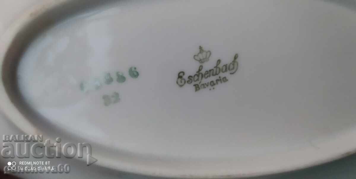 Доставка на Порцеланов лот свещник,салатиера и бижутерка