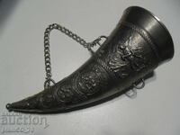 No. 7927 Old Metal Horn-Shaped Cup - ZINN - Embossed