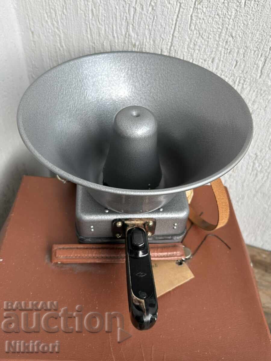 Social Megaphone Horn Electromegaphone EM-2M USSR with price 225.00 BGN | € 115.04 Social Megaphone Horn Electromegaphone EM-2M USSR with price 225.00 BGN | € 115.04