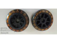 2 buc. roți pentru valiză cu diametrul de 5.2 cm