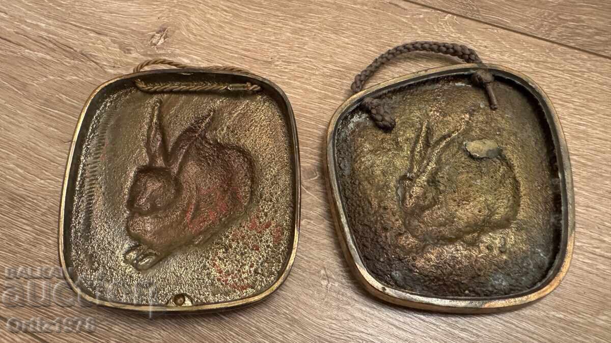 Albrecht Dürer - Lot of Massive Bronze Plaques, 1950, 562g with price 160.00 BGN | € 81.81 Albrecht Dürer - Lot of Massive Bronze Plaques, 1950, 562g with price 160.00 BGN | € 81.81
