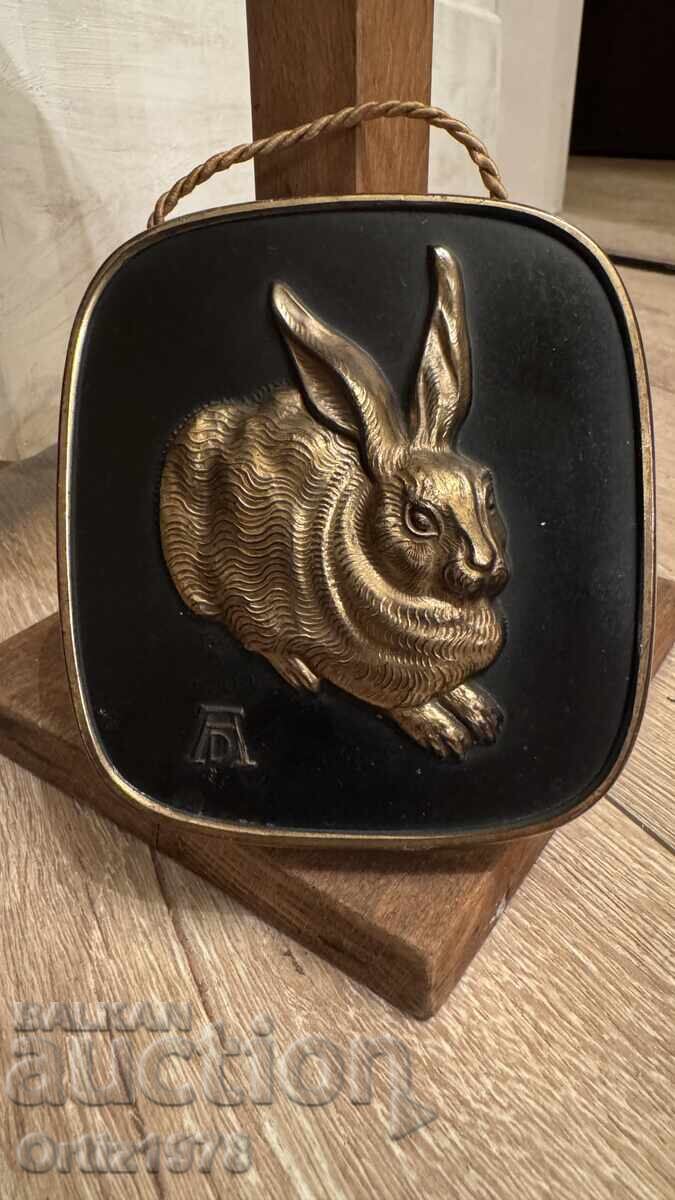 Delivery of Albrecht Dürer - Lot of Massive Bronze Plaques, 1950, 562g Delivery of Albrecht Dürer - Lot of Massive Bronze Plaques, 1950, 562g