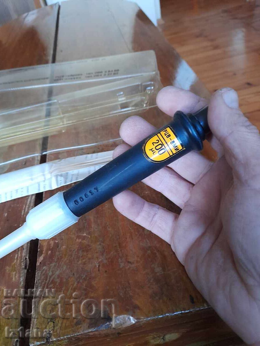 Delivery of An old laboratory pipette Delivery of An old laboratory pipette