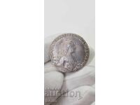 Rare Russian Silver Coin Ruble 1766 Catherine