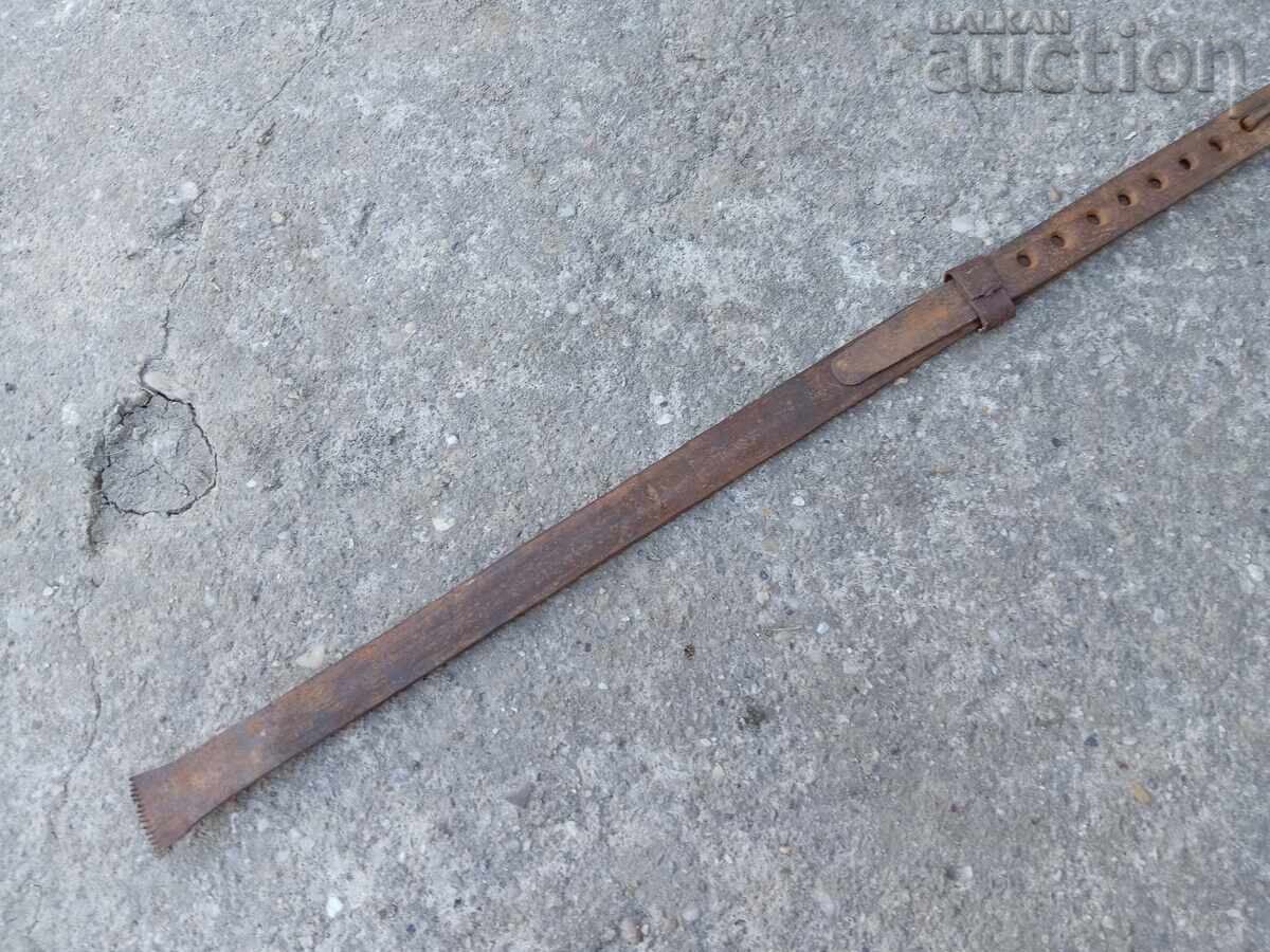Delivery of Old wrought yardstick, wrought iron, cloth yardstick, measure Delivery of Old wrought yardstick, wrought iron, cloth yardstick, measure