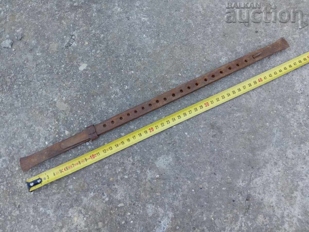 Old wrought yardstick, wrought iron, cloth yardstick, measure - 5 Old wrought yardstick, wrought iron, cloth yardstick, measure - 5