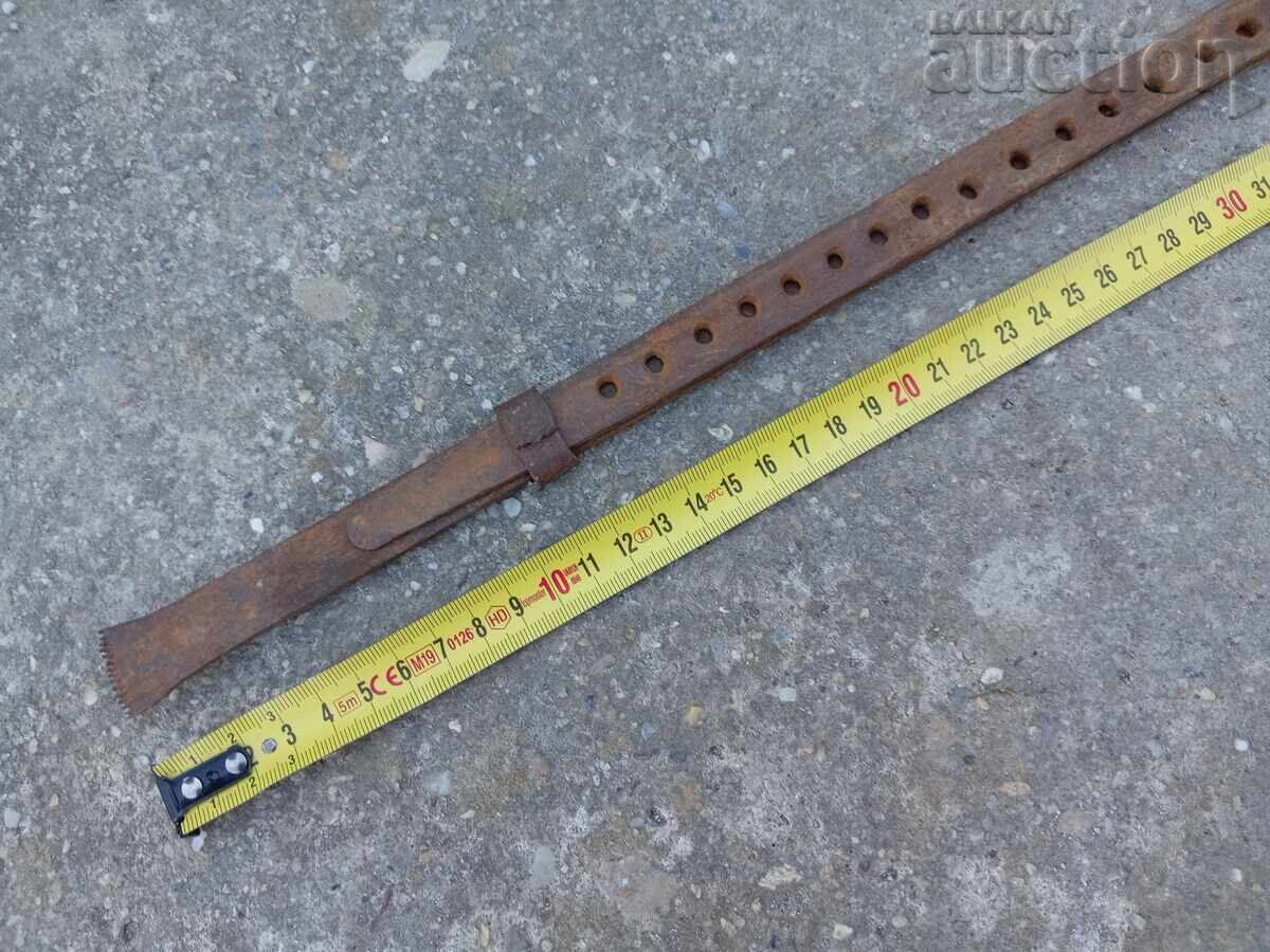 Old wrought yardstick, wrought iron, cloth yardstick, measure - 6 Old wrought yardstick, wrought iron, cloth yardstick, measure - 6