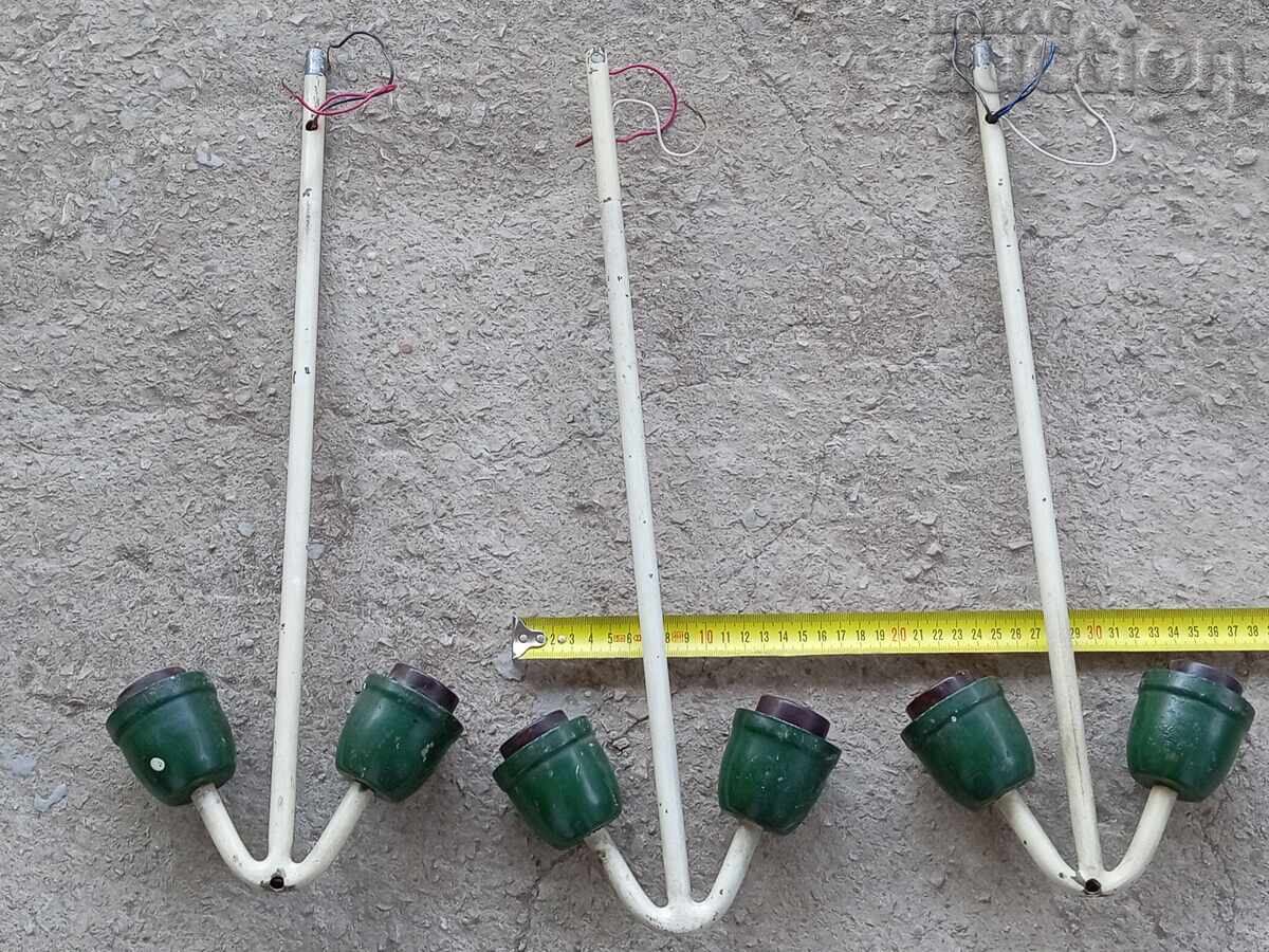 Auction Lot of three consoles with six sockets, USSR, 40s, RRRR Auction Lot of three consoles with six sockets, USSR, 40s, RRRR