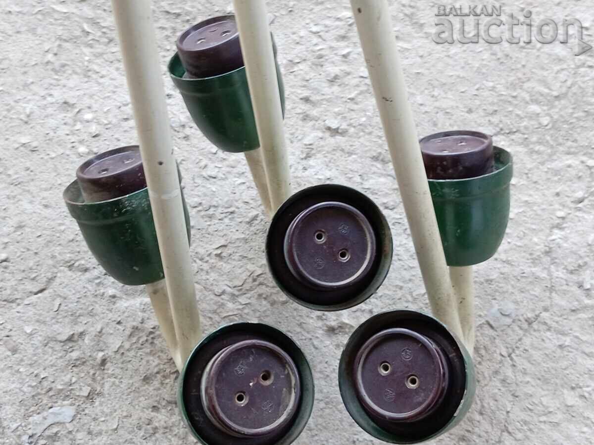 Lot of three consoles with six sockets, USSR, 40s, RRRR - 5 Lot of three consoles with six sockets, USSR, 40s, RRRR - 5