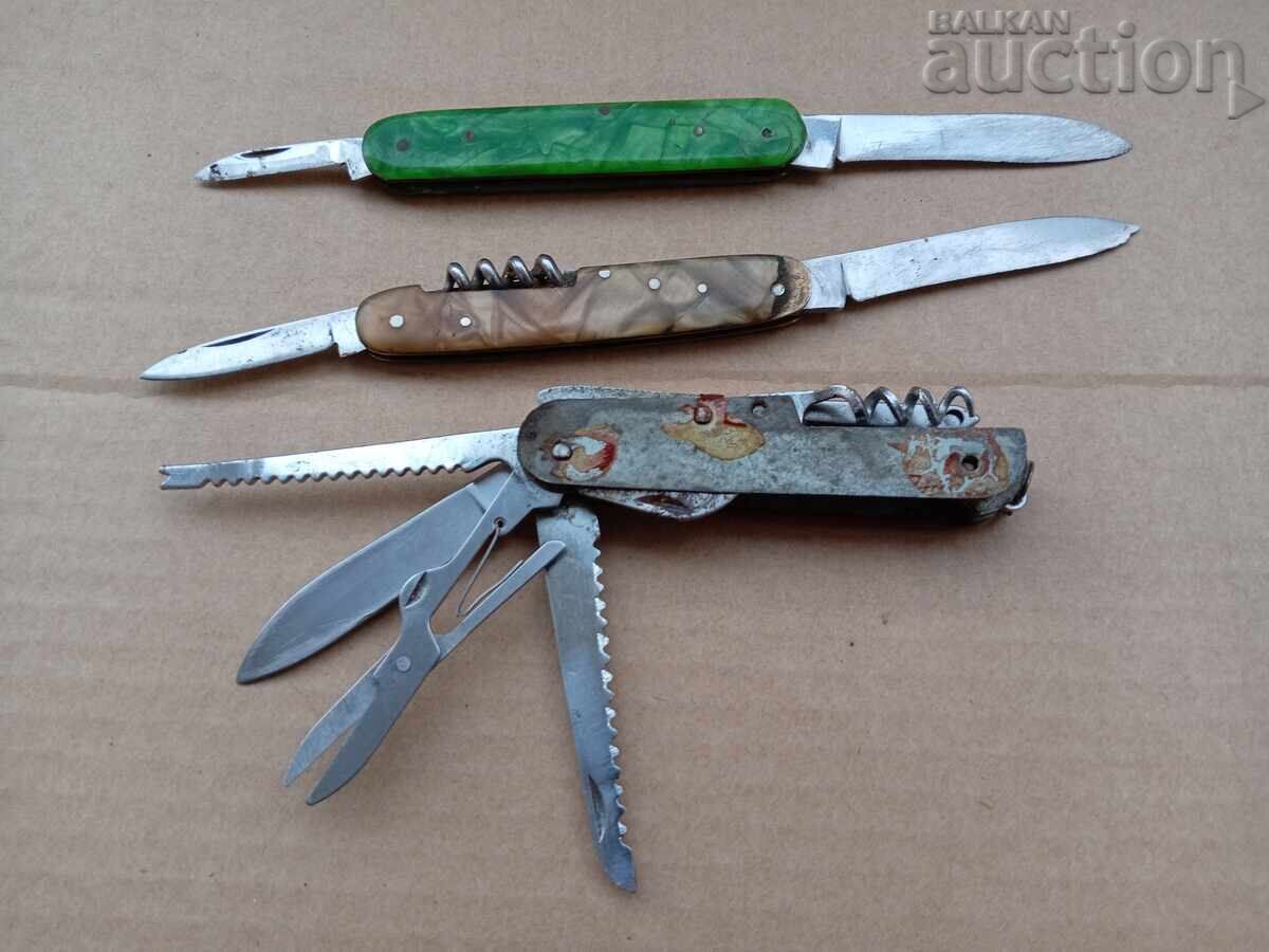 lot of three antique legs knife leg 70s - 5 lot of three antique legs knife leg 70s - 5