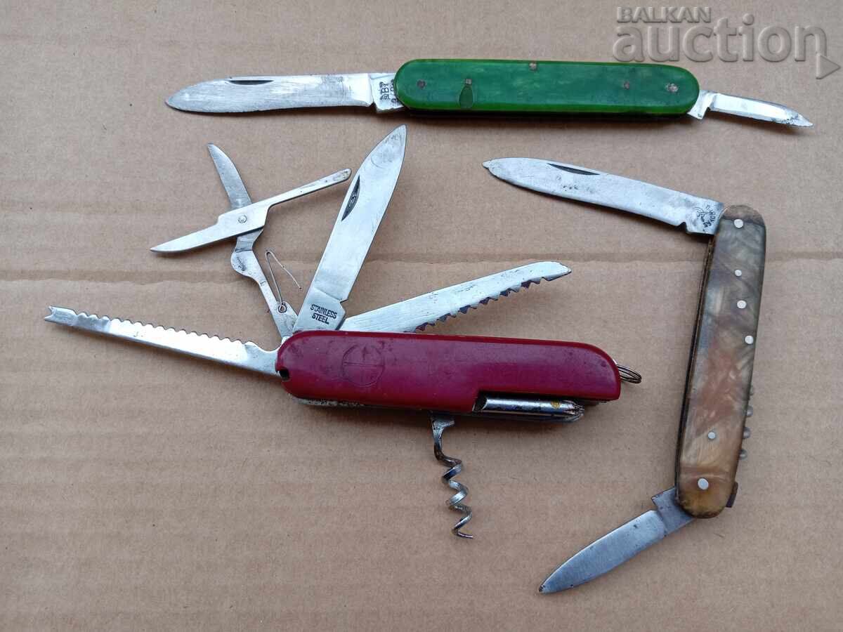 lot of three antique legs knife leg 70s lot of three antique legs knife leg 70s