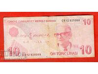 TURKEY 10 Lira issue 2009 SERIES C - 2