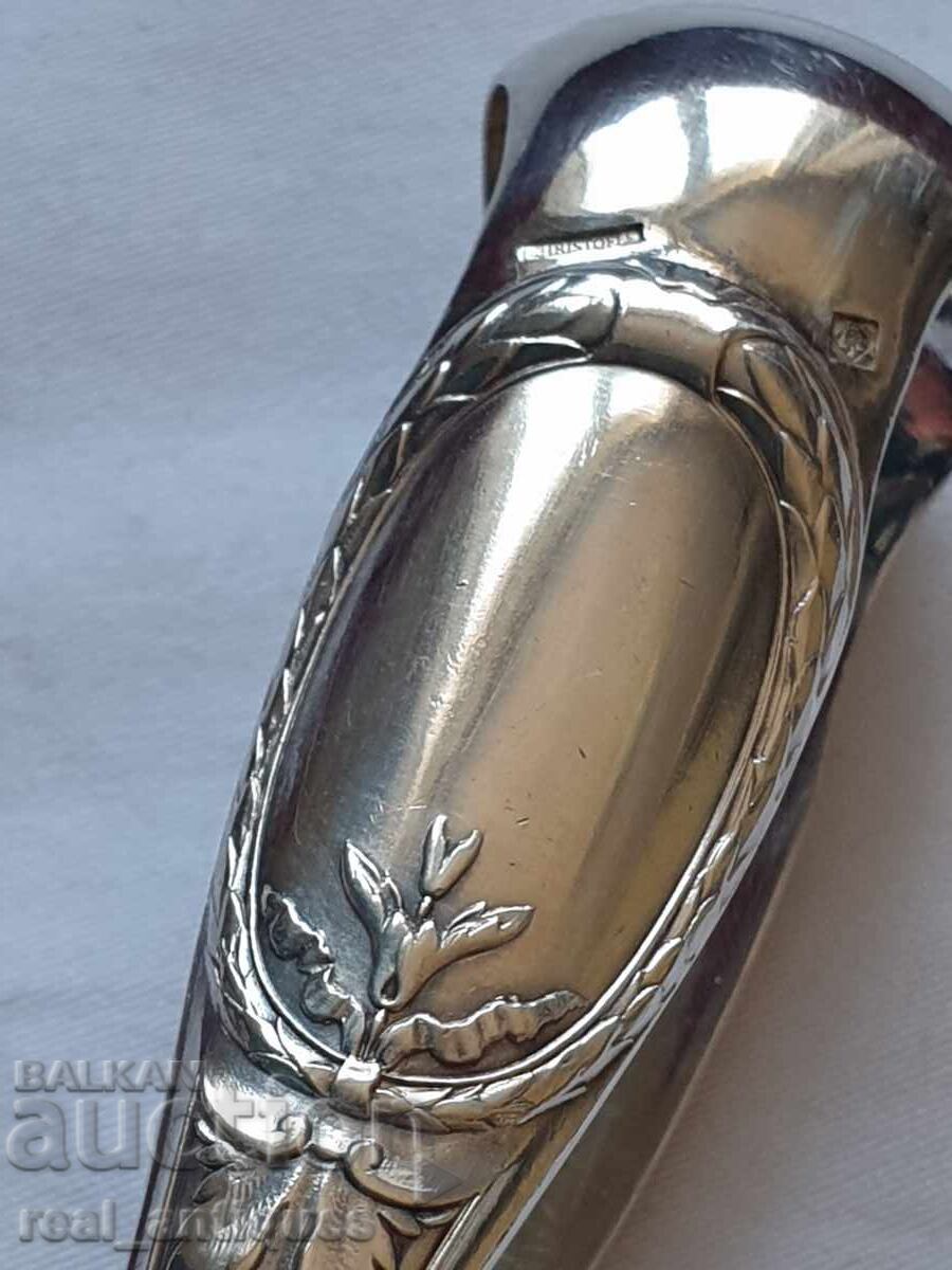 Delivery of Christofle Silver-Plated Ice Tongs Delivery of Christofle Silver-Plated Ice Tongs