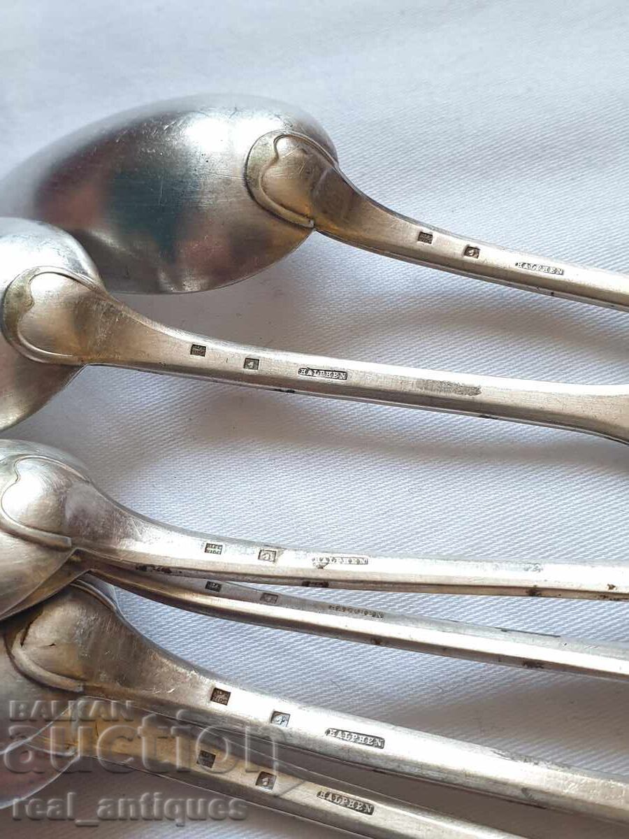 Set of silver plated spoons - 5 Set of silver plated spoons - 5